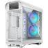 Fractal Design Torrent (White RGB TG Clear Tint) Mid-Tower Tempered Glass RGB Gaming Case w/ Type-C & (Front) Prisma 2 x 180 mm + (Bottom) 3 x 140 mm Fans