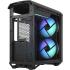 Fractal Design Torrent Compact (Black RGB TG Light Tint) Mid-Tower Tempered Glass RGB Gaming Case w/ Type-C & (Front) 2 x Prisma 180 mm