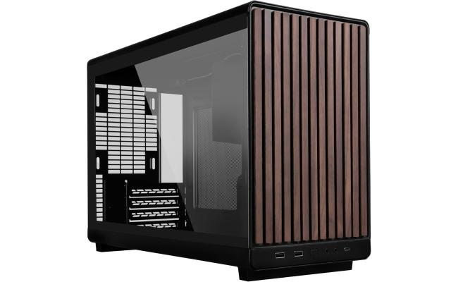 Lian Li A3-mATX Wood Edition (Black) Micro Form Factor Minimalistic Sleek & Compact Mini Tower Gaming Case, Ventilated Steel Glass Side, w/ USB 3.1 Type-C Lian Li A3-mATX Wood Edition (Black) Micro Form Factor Minimalistic Sleek & Compact Mini Tower Gaming Case, Ventilated Steel Glass Side, w/ USB 3.1 Type-C