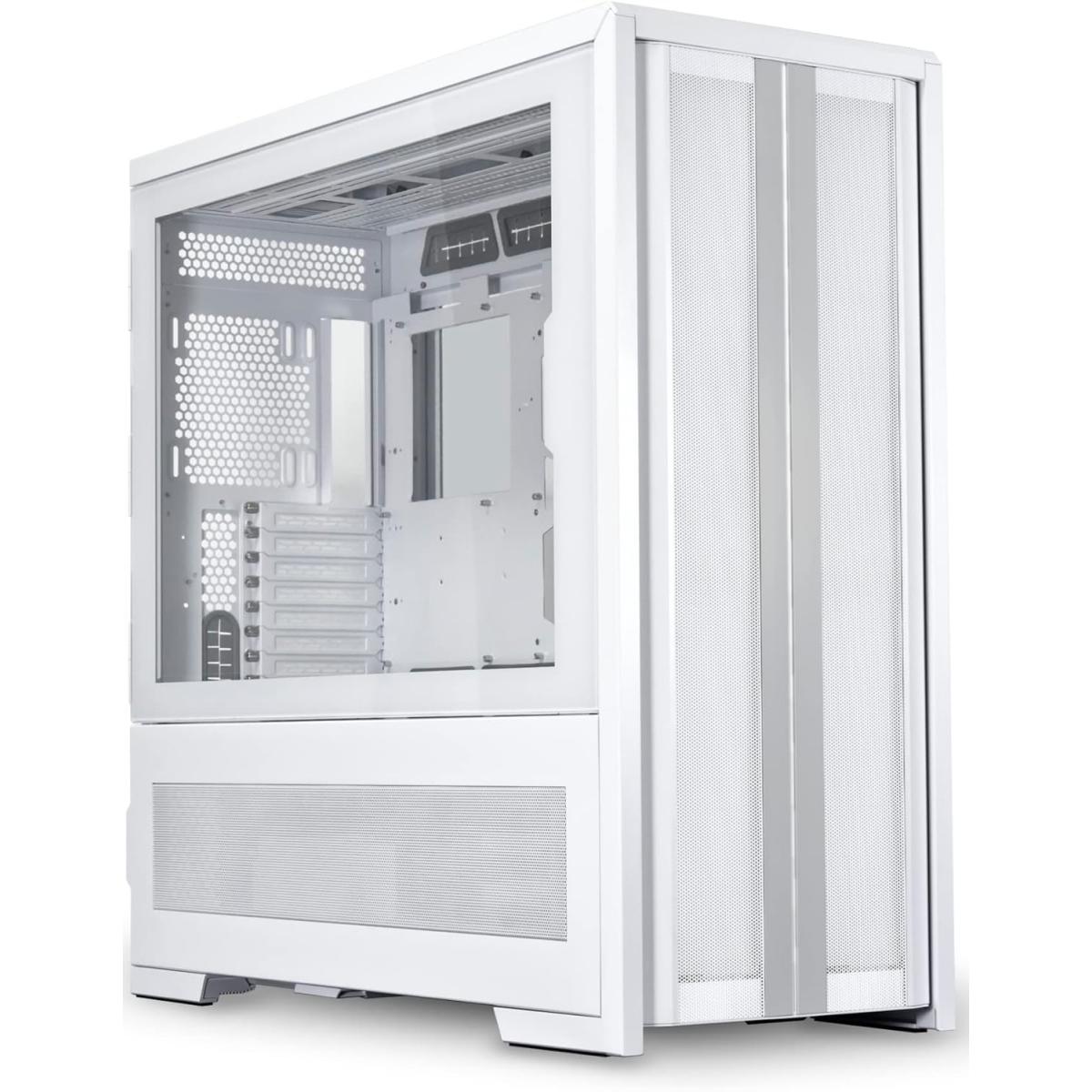 Lian Li V3000 Plus (White) EEB/EATX Full Tower Tempered Glass Case W/ 3 System Setup Modes: Standard/ Rotate/ Dual-System, Type-C & Up To 3×480 + 1×360 Radiators & Maximum Of 16 Fans
