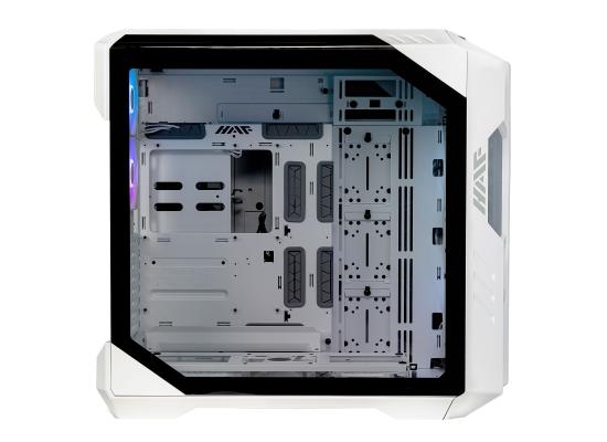 COOLER MASTER HAF 700 ARGB (White) Full-Tower Mesh Tempered Glass Gaming Case w/ 5 SickleFlow ARGB Fans/420mm Top & 480 Side Radiator Support