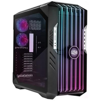 COOLER MASTER HAF 700 EVO ARGB Titanium Grey Full-Tower Tempered Glass Gaming Case w/ IRIS Customizable LCD Display & PCIE 4.0 RISER CABLE