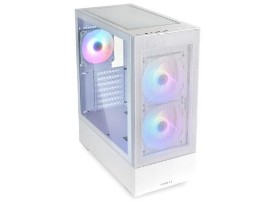 Lian Li LANCOOL 205 MESH C (White) ARGB ATX Mid Tower Tempered Glass Gaming Case W/ Type-C & 3xARGB Fans (2X140mm Front + 120mm Back)