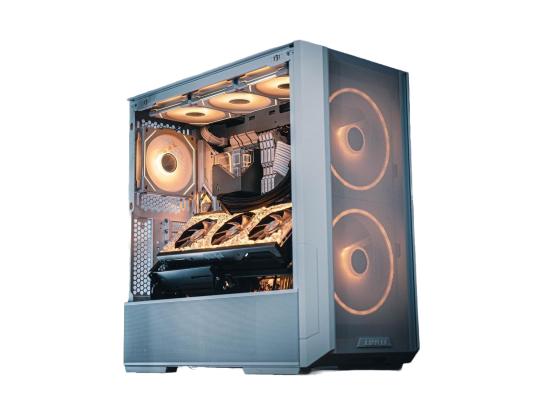 Lian Li LANCOOL 216 (216R-W) MESH (White) ARGB ATX Mid Tower Tempered Glass Gaming Case W/ Type-C & (2x160mm ARGB Fans + 140mm PWM Fan)