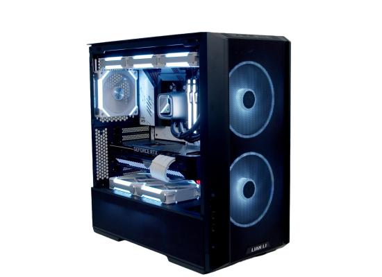 Lian Li LANCOOL 216 (216R-X) MESH (Black) ARGB ATX Mid Tower Tempered Glass Gaming Case W/ Type-C & (2x160mm ARGB Fans + 140mm PWM Fan)