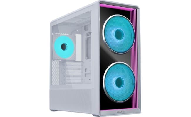 Lian Li LANCOOL 217 (217INFX-W) MESH (White) ARGB ATX Mid Tower Tempered Glass Gaming Case W/ Type-C.
