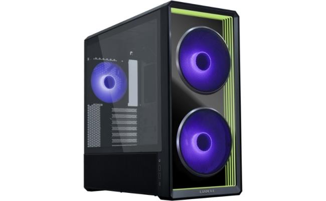Lian Li LANCOOL 217 (217INFX) MESH (Black) ARGB ATX Mid Tower Tempered Glass Gaming Case W/ Type-C.