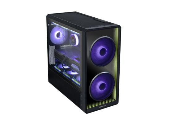 Lian Li LANCOOL 217 (217INFX) MESH (Black) ARGB ATX Mid Tower Tempered Glass Gaming Case W/ Type-C.