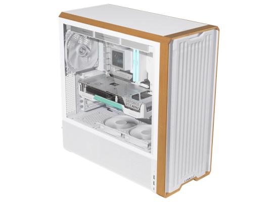 Lian Li LANCOOL 217 (217W) MESH (White) ARGB ATX Mid Tower Tempered Glass Gaming Case W/ Type-C.