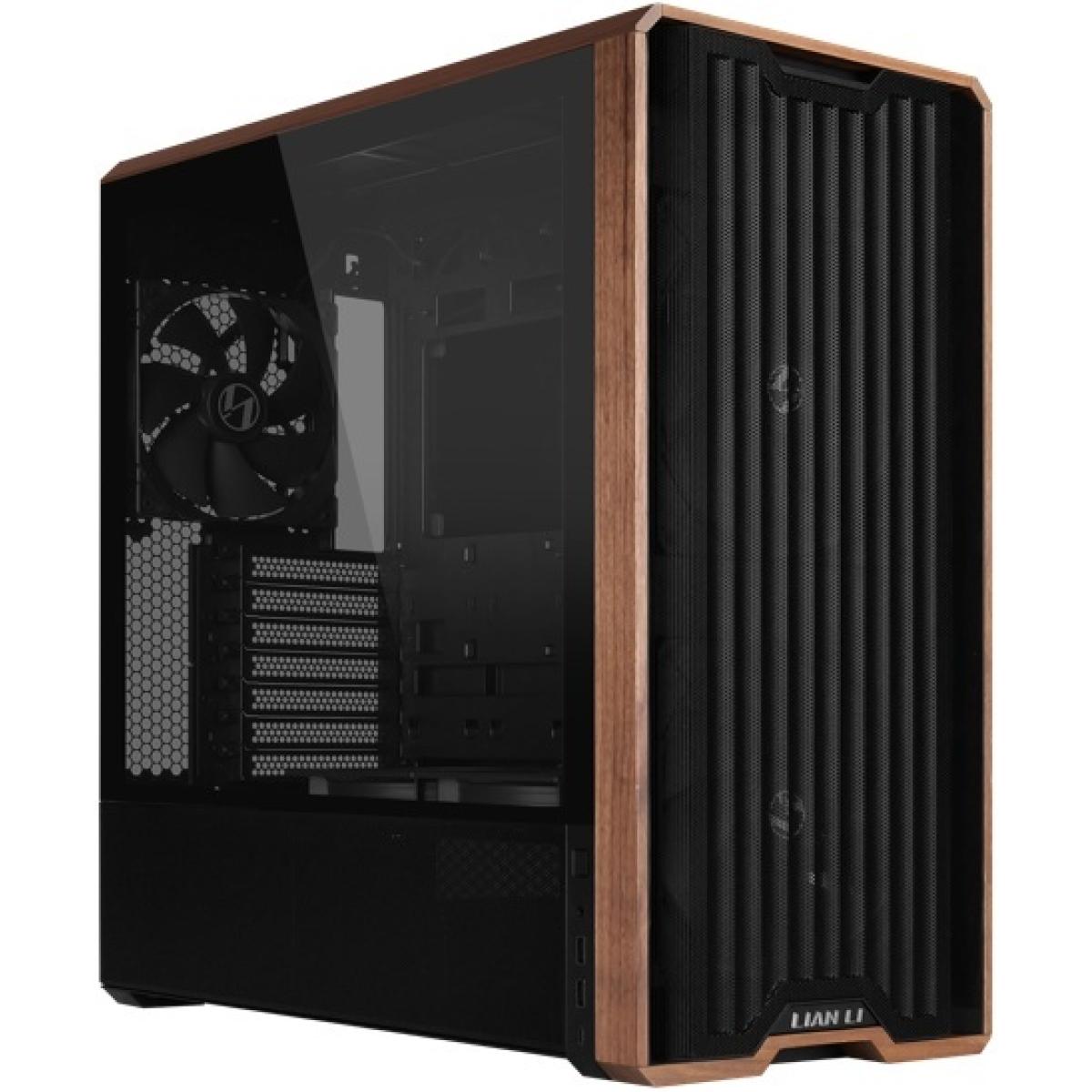 Lian Li LANCOOL 217 (217X) MESH (Black) ARGB ATX Mid Tower Tempered Glass Gaming Case W/ Type-C.