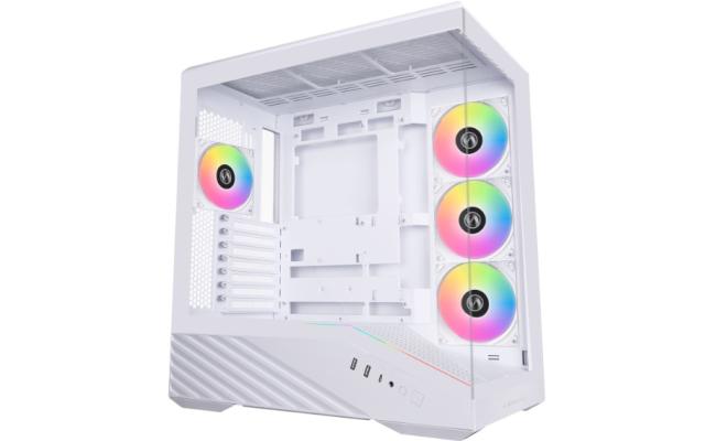 Lian Li LANCOOL V100R (Vector V100RW) MESH (White) ARGB ATX Mid Tower Tempered Glass Gaming Case W/ Type-C.