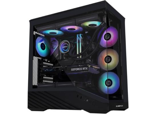 Lian Li LANCOOL V100R (Vector V100RX) MESH (Black) ARGB ATX Mid Tower Tempered Glass Gaming Case W/ Type-C.