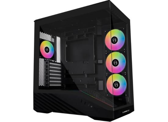 Lian Li LANCOOL V100R (Vector V100RX) MESH (Black) ARGB ATX Mid Tower Tempered Glass Gaming Case W/ Type-C.