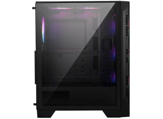 MSI MAG FORGE 120A AIRFLOW Premium ARGB Mid Tower Tempered Glass Mesh Gaming Case w/ 6 x120mm ARGB Fan
