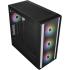 COOLER MASTER MASTERBOX 600 (Black) ATX ARGB Mid Tower Tempered Glass Gaming Case, Front Performance MESH Panel w/ 4 ARGB Fans (3x140mm + 120mm), 2xUSB Type C & Back Connector Motherboard Support