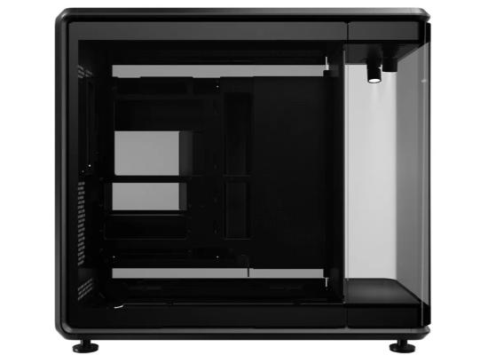 Cooler Master MASTERFRAME 360 PANORAMA (Black) Dual Chamber Panoramic ATX Mid Tower Tempered Glass Gaming Case, w/ PCI-e 5.0 Riser + 2x ARGB spotlight & Type-C