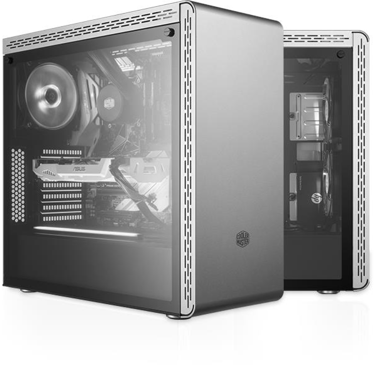COOLER MASTER MASTERBOX MS600 Silver Gaming & Business Case