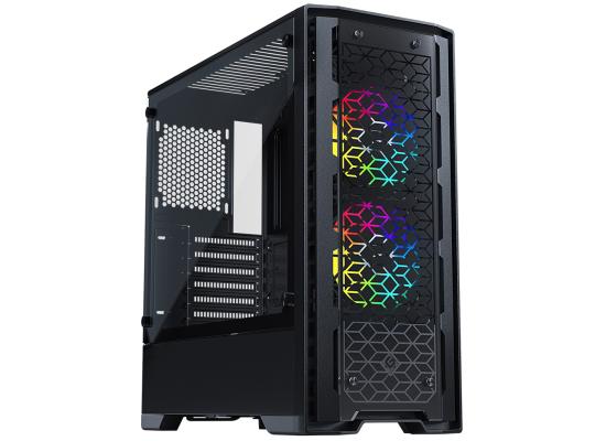 Metallic Gear Neo-G ARGB Mid-Tower Tempered Glass Stylish Gaming Case w/ 2x120mm D-RGB Skiron Fans 
