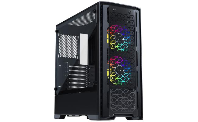 Metallic Gear Neo-G ARGB Mid-Tower Tempered Glass Stylish Gaming Case w/ 2x120mm D-RGB Skiron Fans
