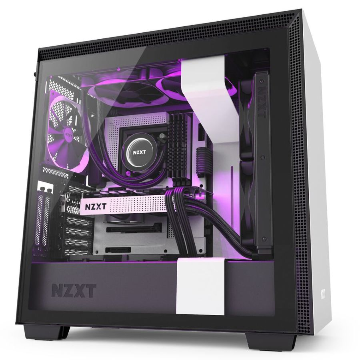 NZXT H710i MATTE WHITE Tempered Glass Gaming Case