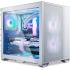Lian Li O11 AIR MINI (White) Mini Tower Tempered Glass Gaming Case w/ 3 Fans Installed & Super Fine Mesh Front & Sides