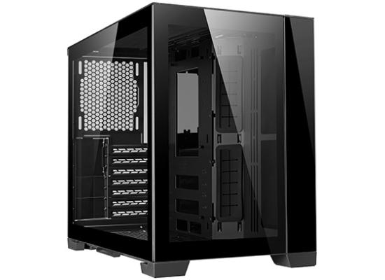 Lian Li O11 Dynamic Mini (Black) Mini Tower 2 Sided Tempered Glass Gaming Case w/ Dual Chamber, Up To 4 Drives Capacity & 360mm Radiator Support, SFX Or SFX-L PSU Supported Only