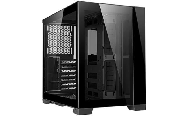 Lian Li O11 Dynamic Mini (Black) Mini Tower 2 Sided Tempered Glass Gaming Case w/ Dual Chamber, Up To 4 Drives Capacity & 360mm Radiator Support, SFX Or SFX-L PSU Supported Only