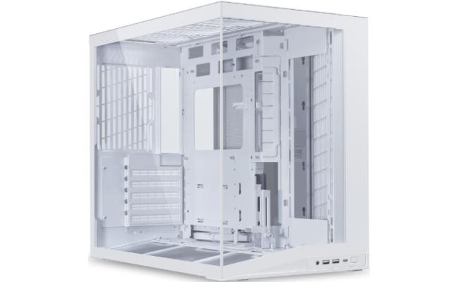 Lian Li LANCOOL (O11DMIV2FW) MESH (White) ARGB ATX Mid Tower Tempered Glass Gaming Case W/ Type-C.
