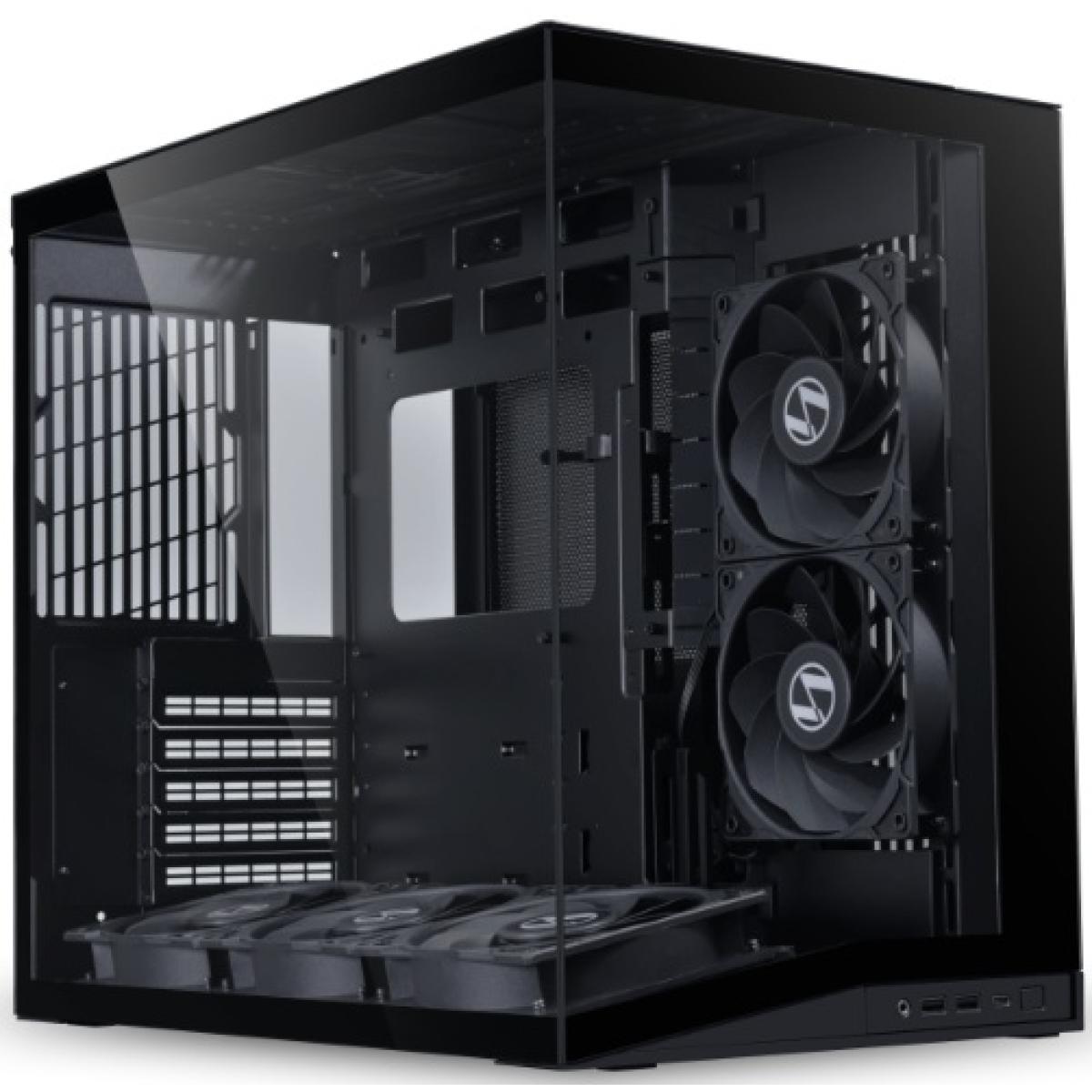 Lian Li O11 DYNAMIC MINI V2 Flow (Black) ARGB ATX Mid Tower Tempered Glass Gaming Case W/ Type-C.