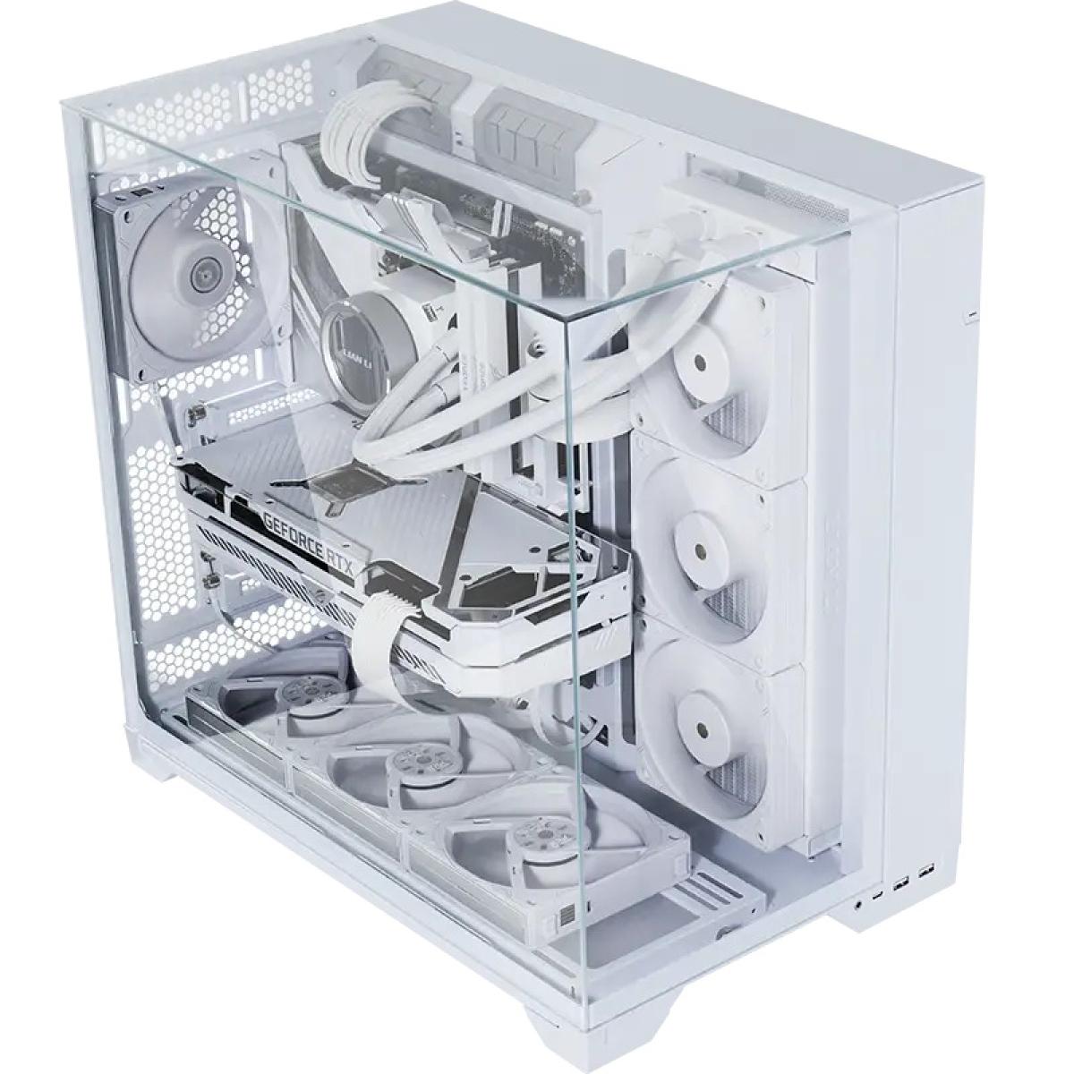 Lian Li O11 VISION White Cool Clear ATX Mid Tower 3 Sided Tempered Lian Li O11 VISION White Cool Clear ATX Mid Tower 3 Sided Tempered