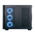 AeroCool P500C (Black) ARGB Stylish w/ Panoramic View & Dual Chamber ATX Mid Tower Tempered Glass Gaming Case w/ 4 ARGB Mirage infinity Mirror Fans (3x120mm Side Reverse-Blade + 1x120mm Rear)