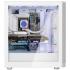 SilverStone FARA 514X (White) ARGB ATX Mid Tower Tempered Glass Gaming Case, Dual 360m Radiator Support  w/ USB Type-C & 4x120mm ARGB Fans