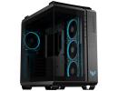 ASUS TUF Gaming GT502 Horizon ARGB (Black) Panoramic Dual Chamber Mid-Tower Tempered Glass Gaming Case, Full Modular Design w/ 4x120mm ARGB Fans, Type-C
