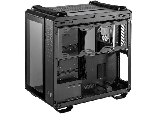 ASUS TUF Gaming GT502 Horizon ARGB (Black) Panoramic Dual Chamber Mid-Tower Tempered Glass Gaming Case, Full Modular Design w/ 4x120mm ARGB Fans, Type-C