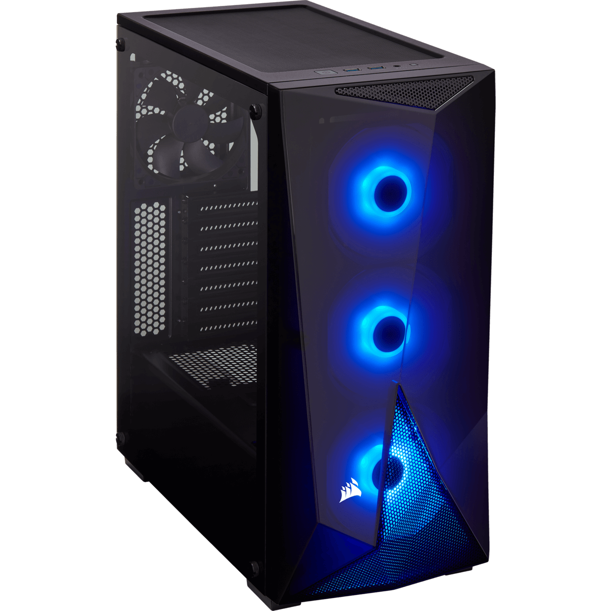 Corsair Carbide Series SPEC-DELTA RGB Tempered Glass Mid-Tower ATX Gaming Case — Black