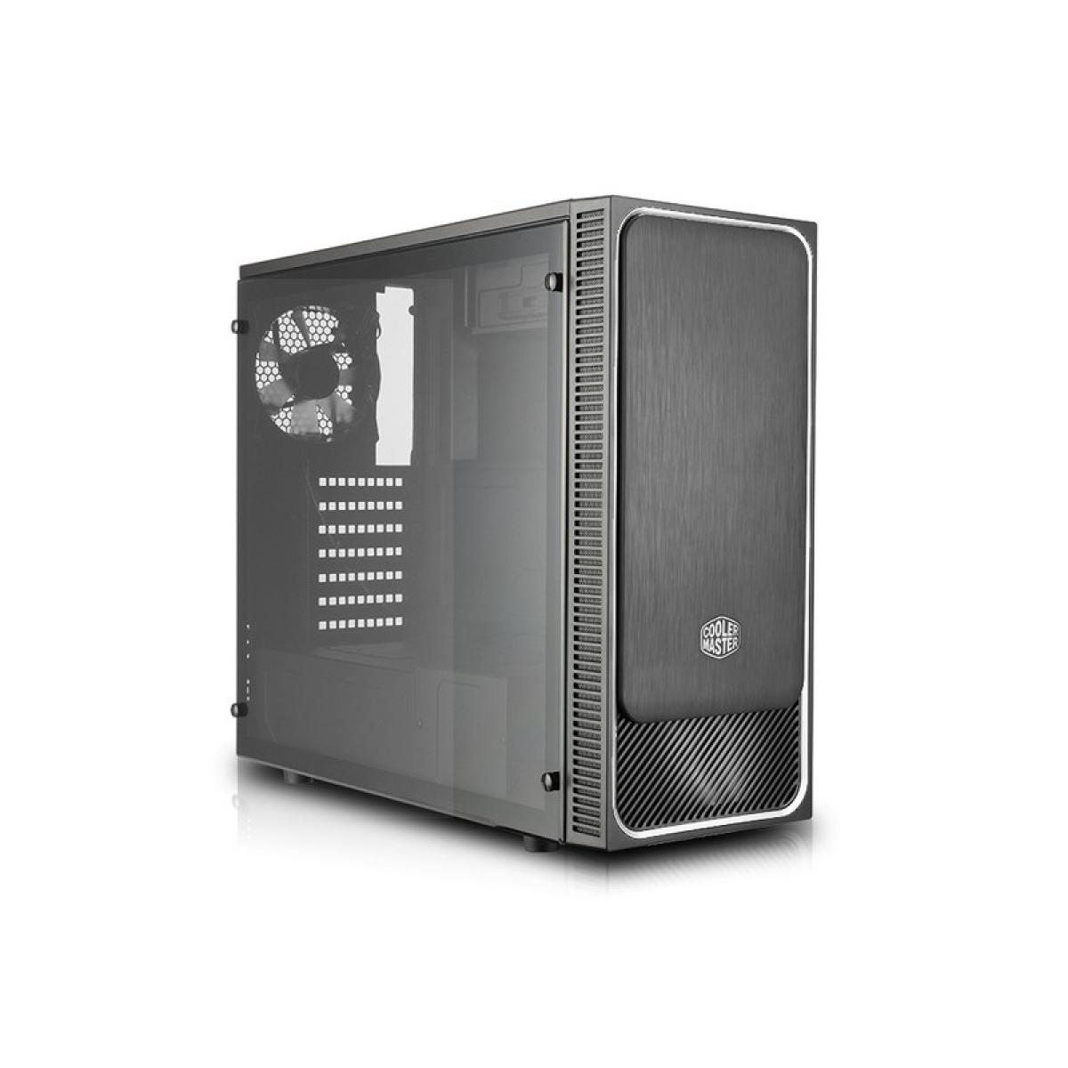 COOLER MASTER MasterBox E500L white fan Mid Tower Gaming Case