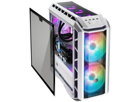 COOLERMASTER H500P Mesh White  ARGB Mid tower Tempered Glass Gaming Case