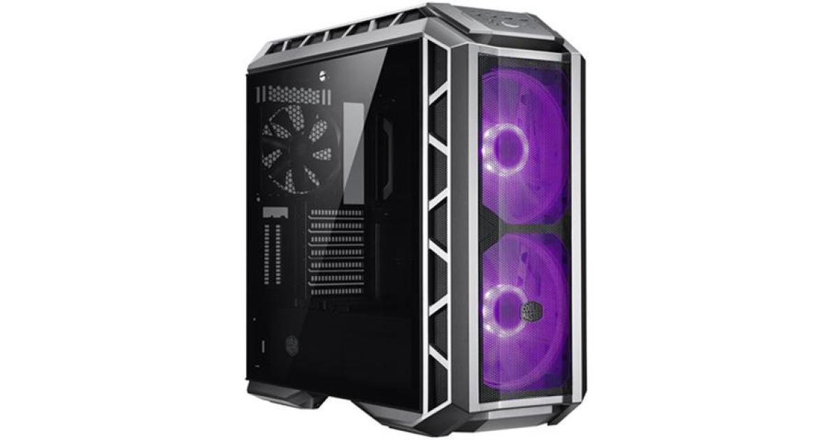 COOLERMASTER H500P Mesh Gray RGB Mid tower Tempered Glass Gaming Case ...