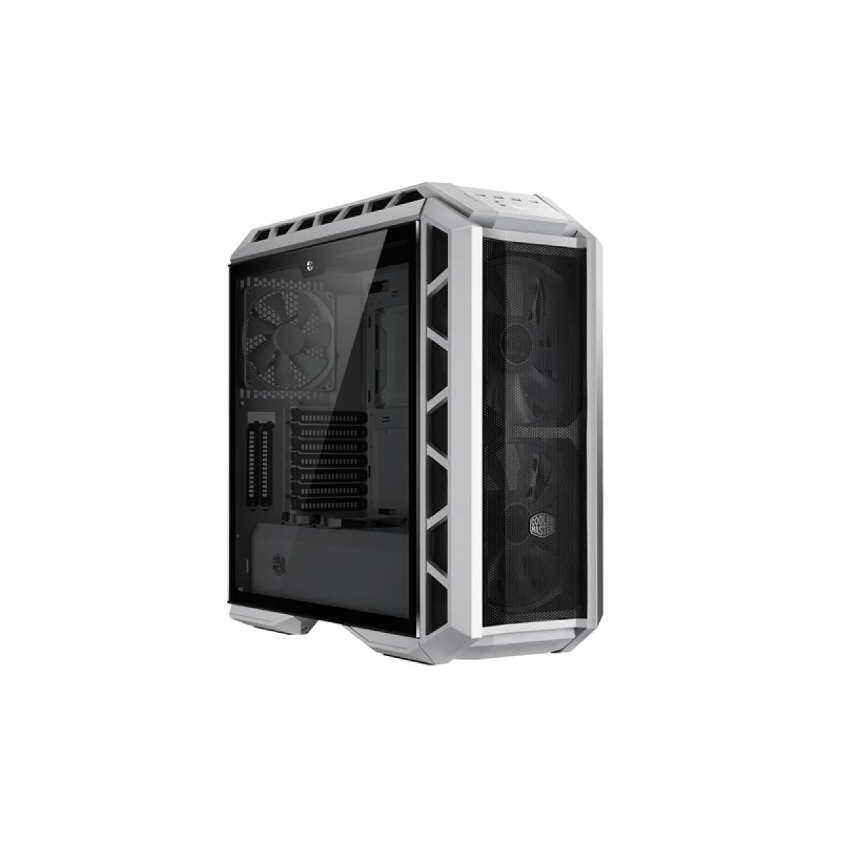 COOLER MASTER H500P Mesh White Mid Tower Tempered Glass Gaming Case