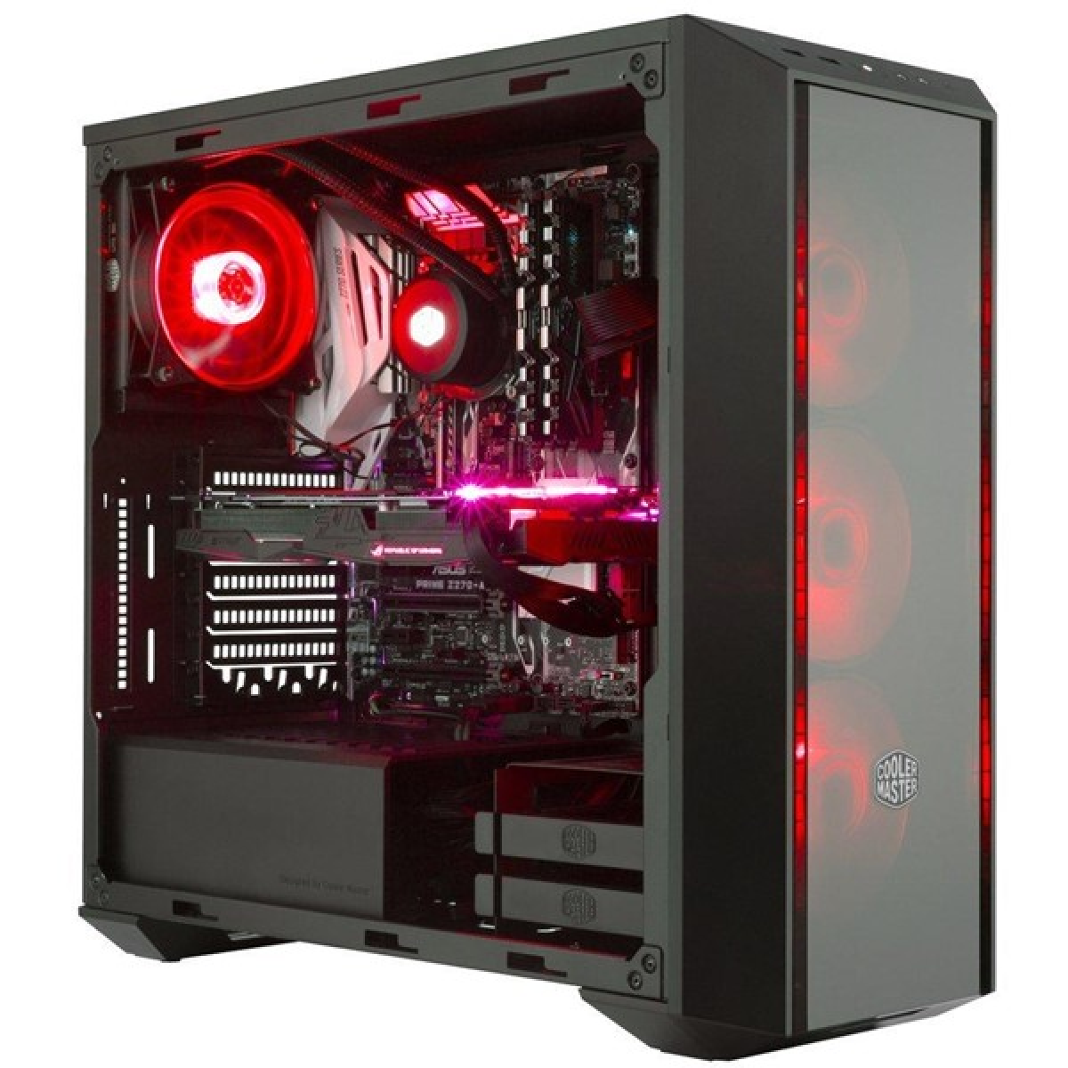COOLER MASTER MasterBox Lite 5 RGB + RGB Controller Gaming Case