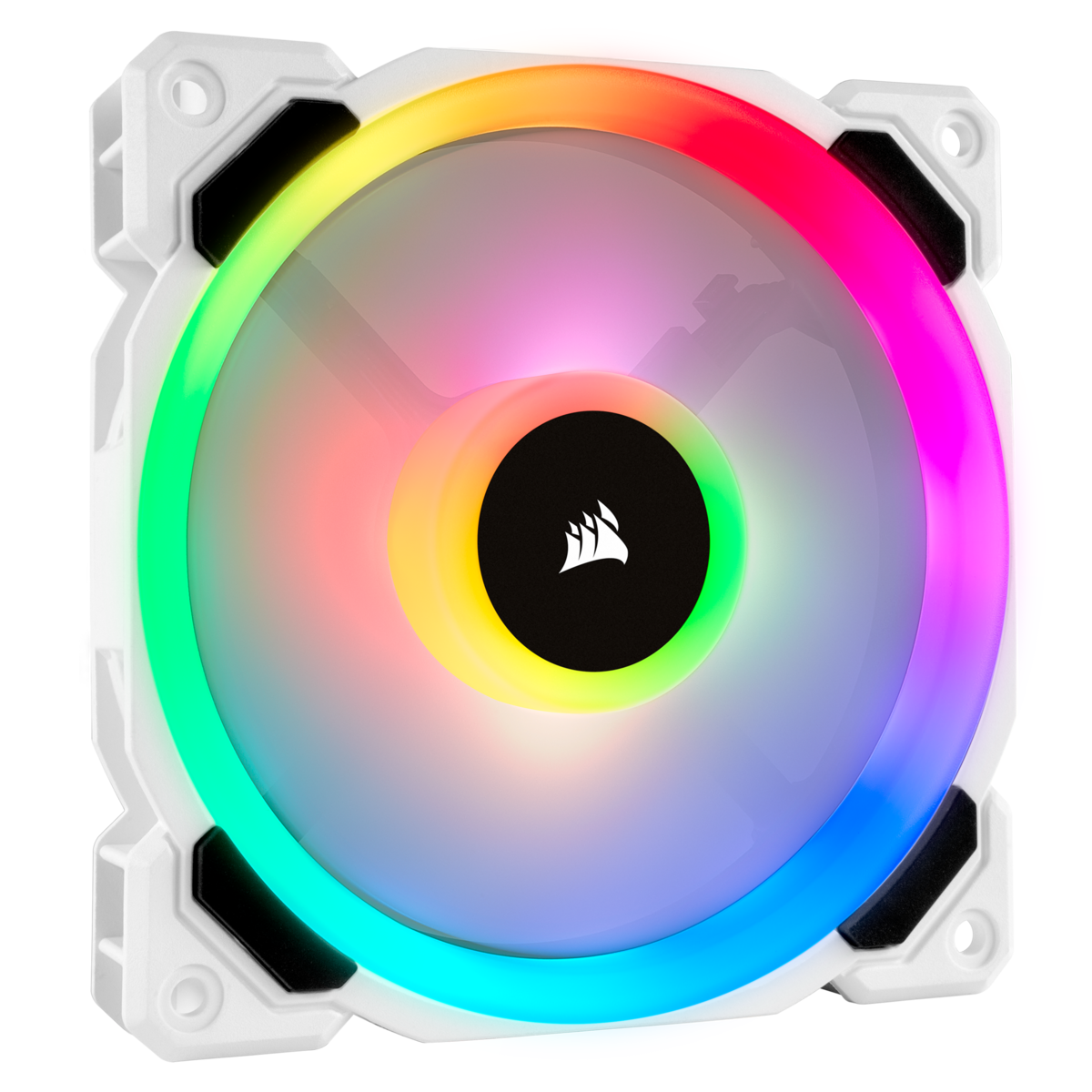 Corsair LL120 RGB 120mm Dual Light Loop White RGB LED PWM Fan - Single Pack