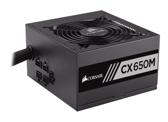 Corsair CX Series™ CX650M — 650W 80 PLUS® Bronze Certified Semi Modular ATX PSU