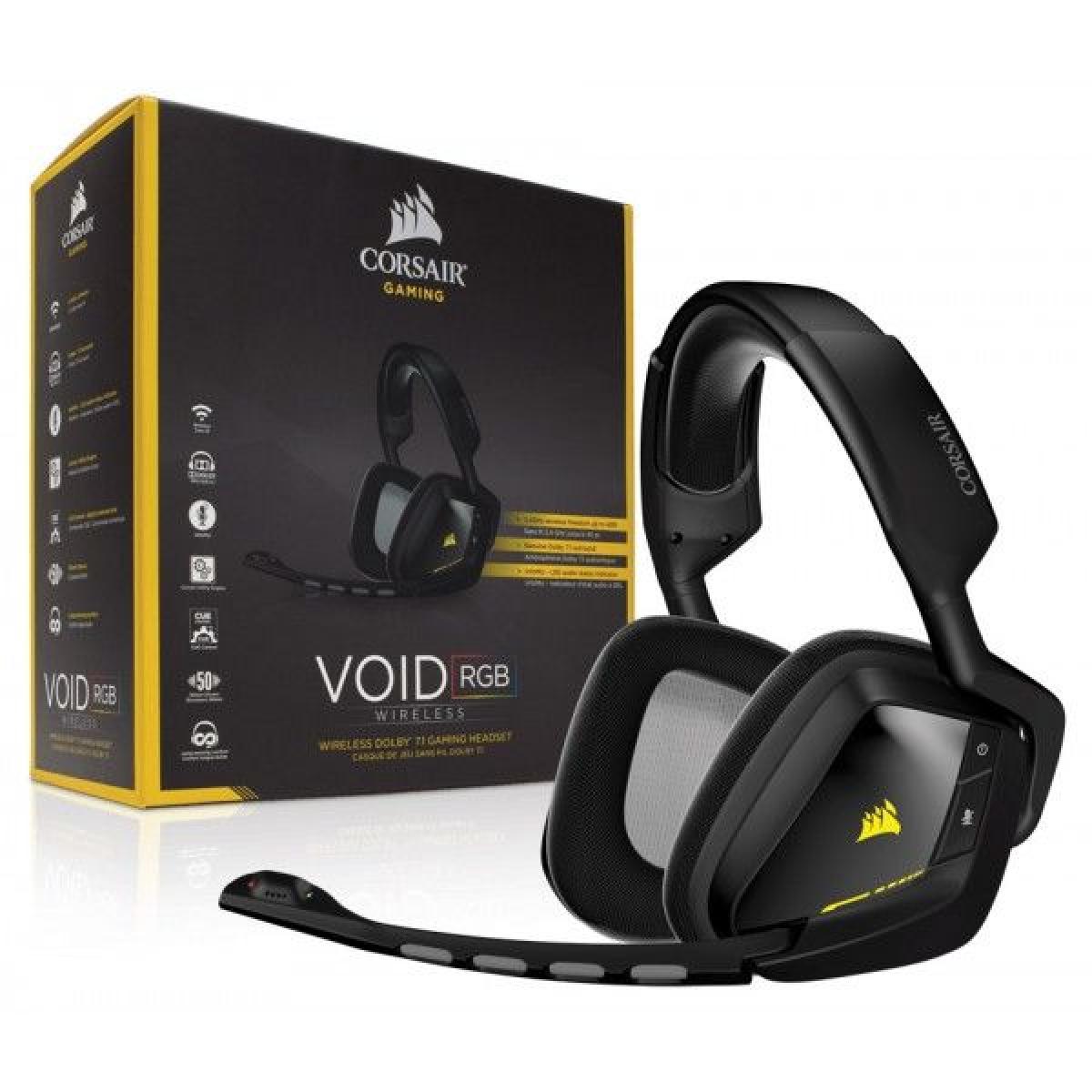 VOID PRO RGB Wireless Premium Gaming Headset with Dolby® Headphone 7.1 — Carbon