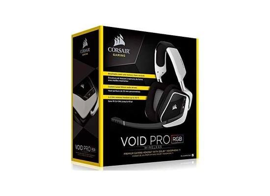 VOID PRO RGB Wireless Premium Gaming Headset with Dolby® Headphone 7.1 — White