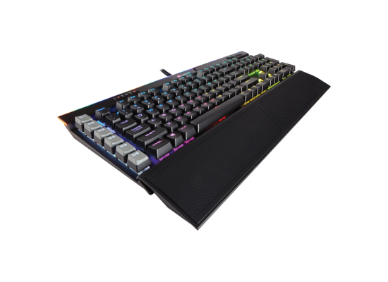 Corsair K95 RGB PLATINUM Mechanical Gaming Keyboard — CHERRY® MX Speed Silver Switch — Black