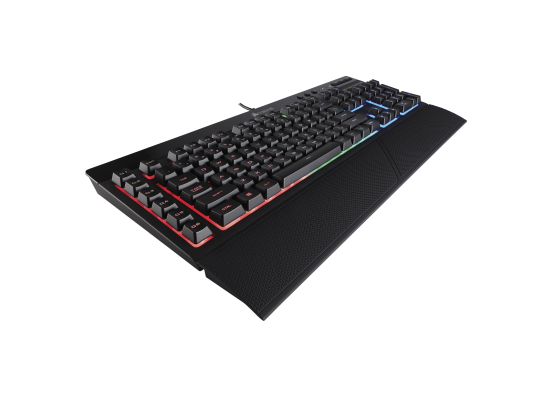Corsair K55 RGB MEMBRANE Gaming Keyboard - splash and dust resistant
