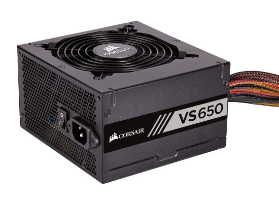 Corsair VS Series™ VS650 — 650W 80 PLUS® White Certified PSU (UK)