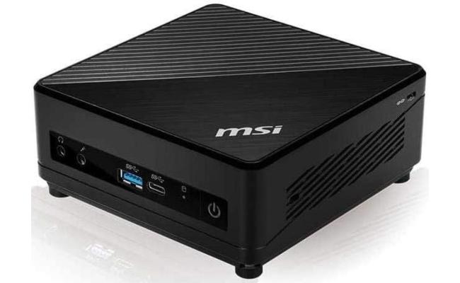 MSI Cubi 5 12M, Portable Mini PC Desktop 12th Gen Intel Core i5-1235U, (No Memory Or Storage) Customizable SODIMM DDR4 Memory + M.2 PCIe NVME SSD + 2.5HDD Support, Intel® Iris XE Graphics, Thunderbolt™ 4