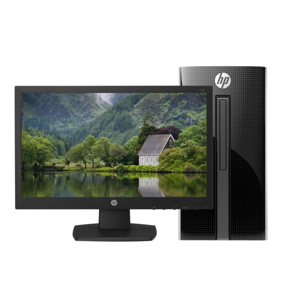 HP 460-p293nhm Desktop core i7 7700 with 18.5" monitor