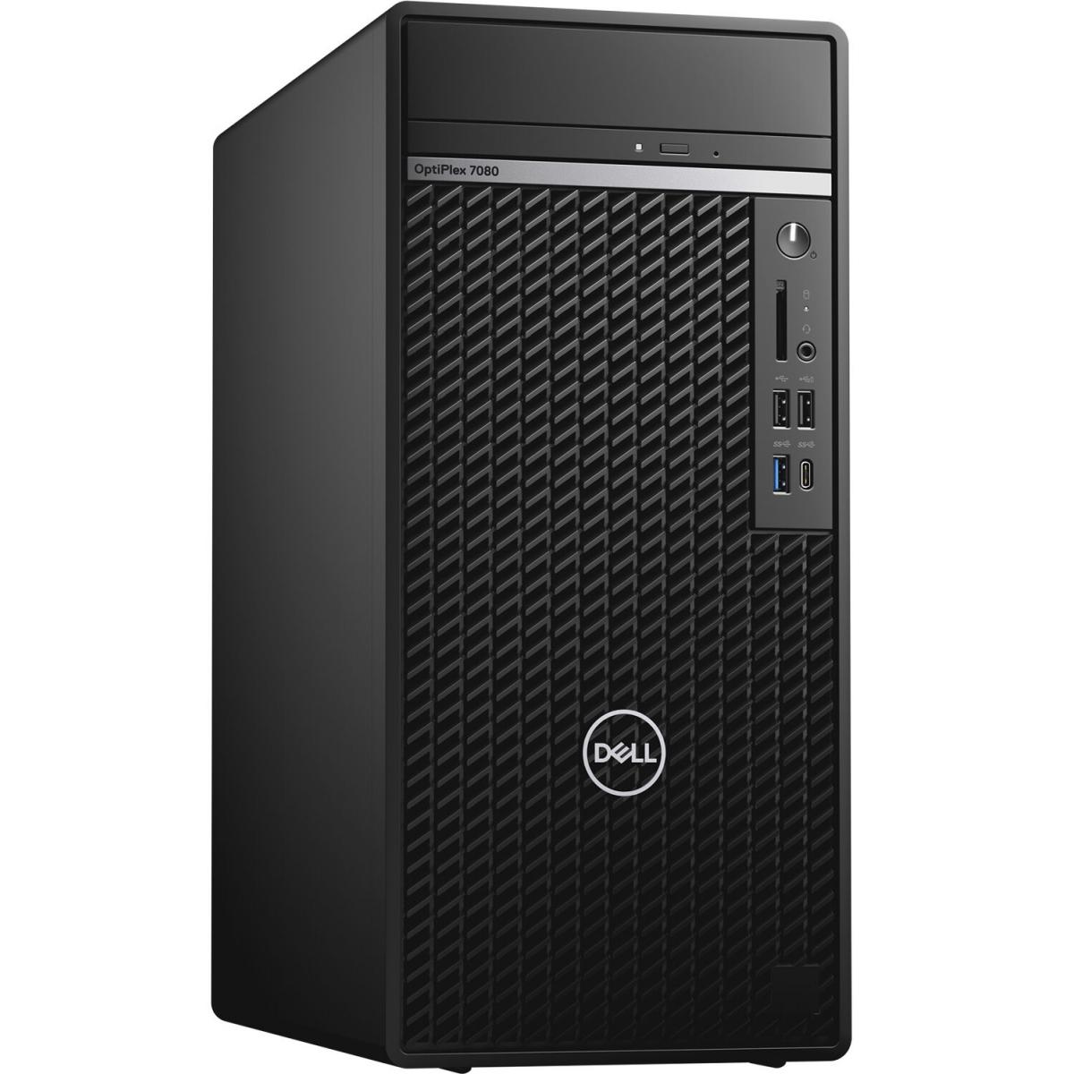 Dell OptiPlex 3090 Tower Business Desktop 10th Gen Intel Core i3-10105 4GB DDR4 Memory 1TB HDD,W/DVD-Black
